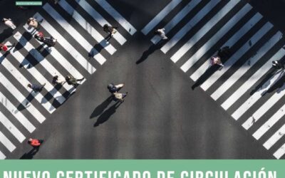 Nuevo certificado de circulación.