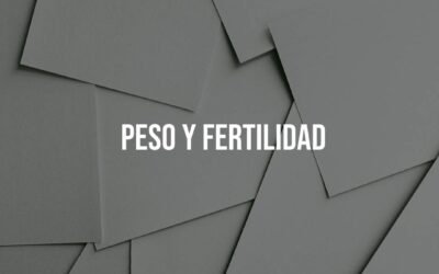 Peso y fertilidad
