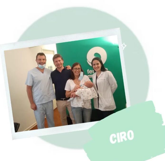 Hoy queremos que conozcan a Ciro!! Sus papás Carmen y Diego lo trajeron a fertil…
